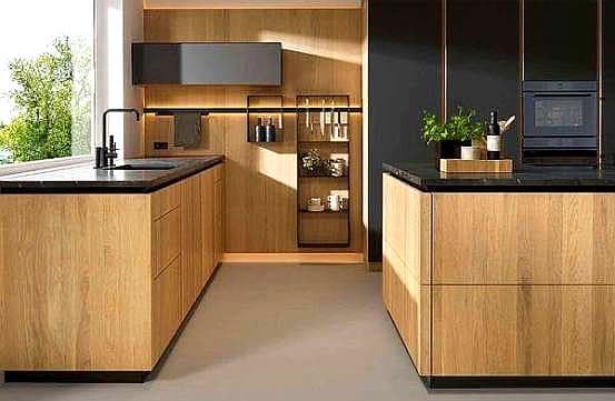 Kitchen base unit furniture pack with all wooden components